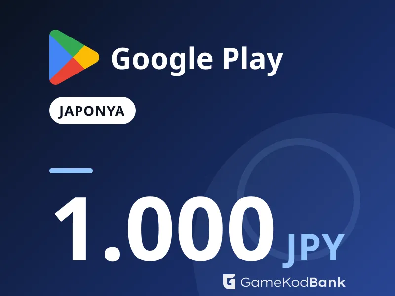 Google Play Japonya 1.000 JPY