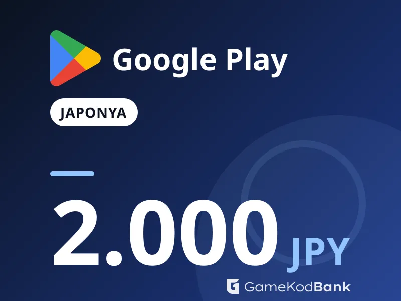Google Play Japonya 2.000 JPY