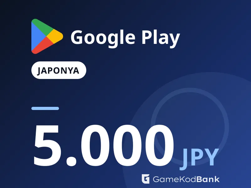 Google Play Japonya 5.000 JPY
