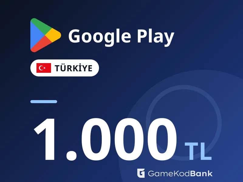Google Play Türkiye 1.000 TL