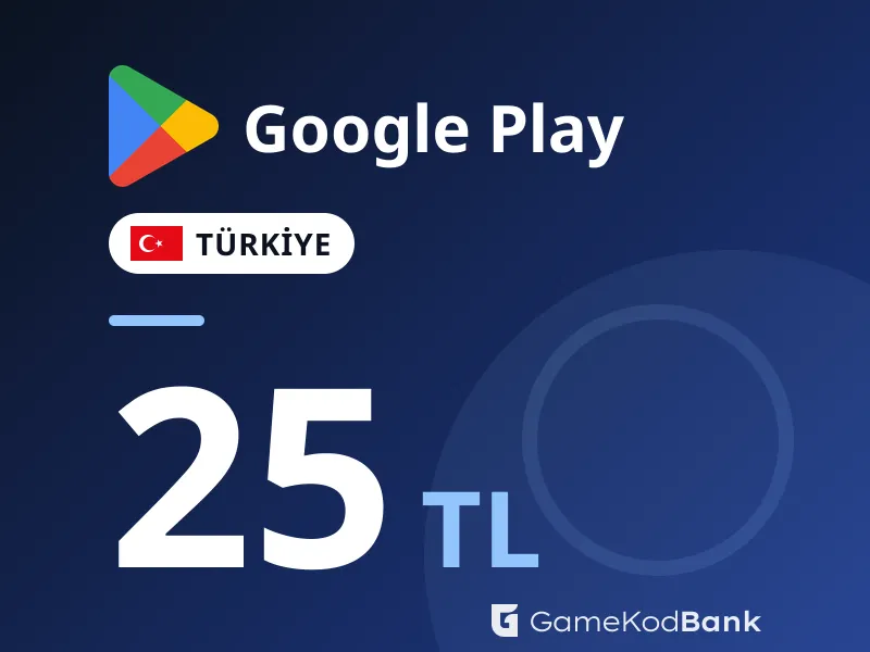 Google Play Türkiye 25 TL