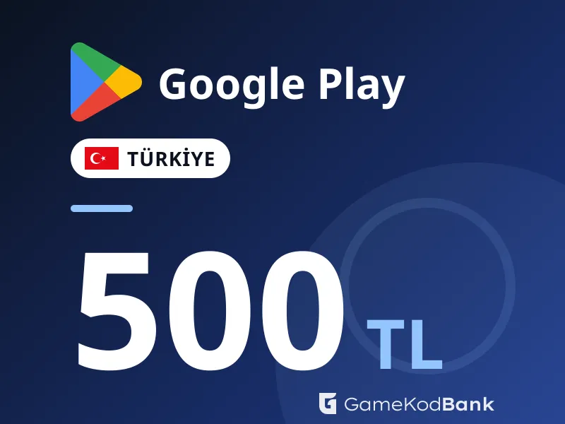 Google Play Türkiye 500 TL