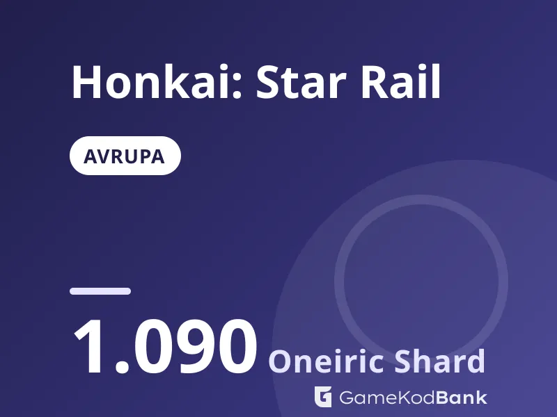 Honkai: Star Rail Avrupa 1.090 Oneiric Shard