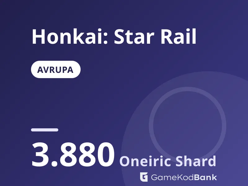 Honkai: Star Rail Avrupa 3.880 Oneiric Shard