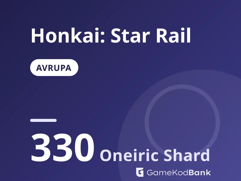 Honkai: Star Rail Avrupa 330 Oneiric Shard