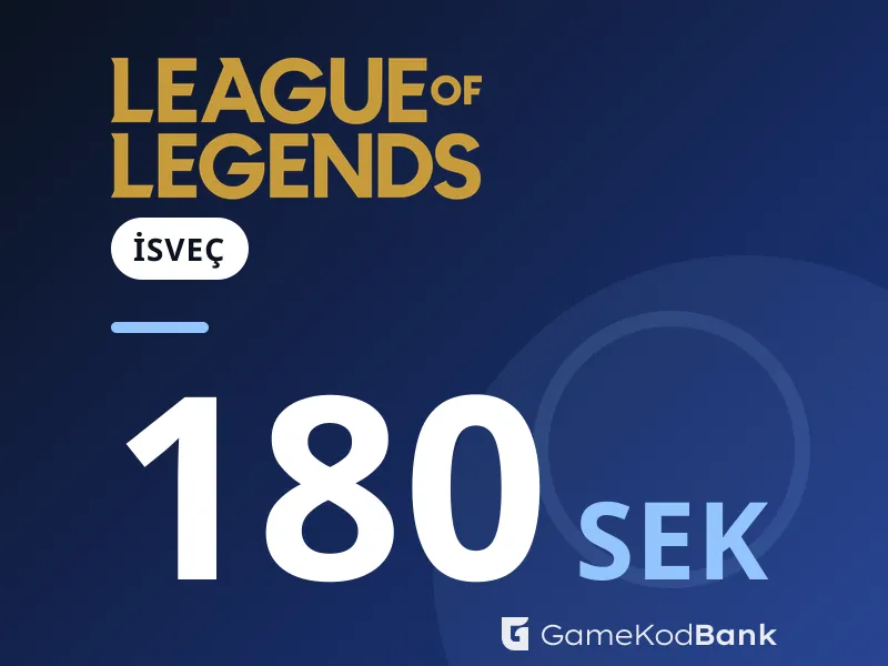 League of Legends İsveç 180 SEK