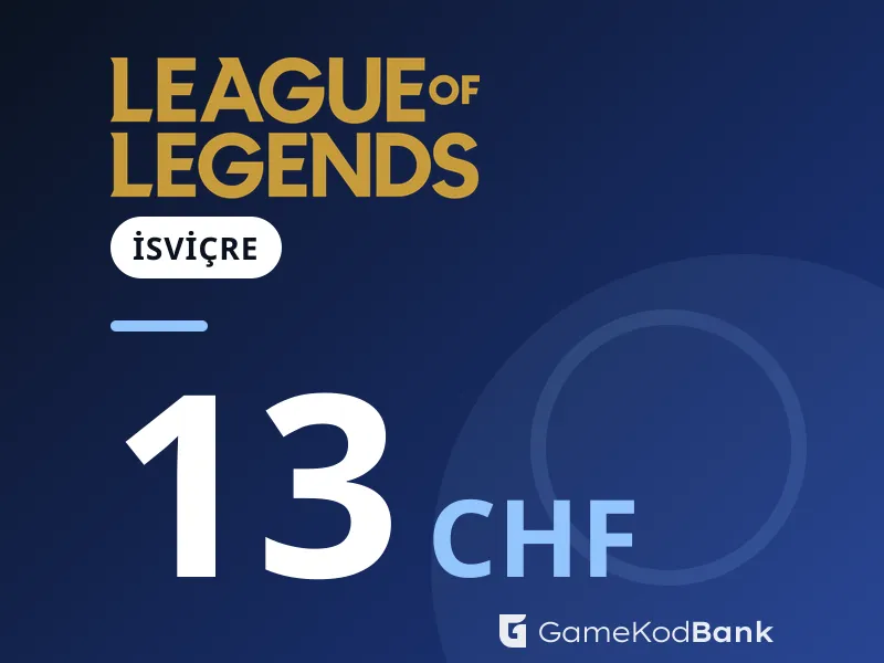 League of Legends İsviçre 13 CHF