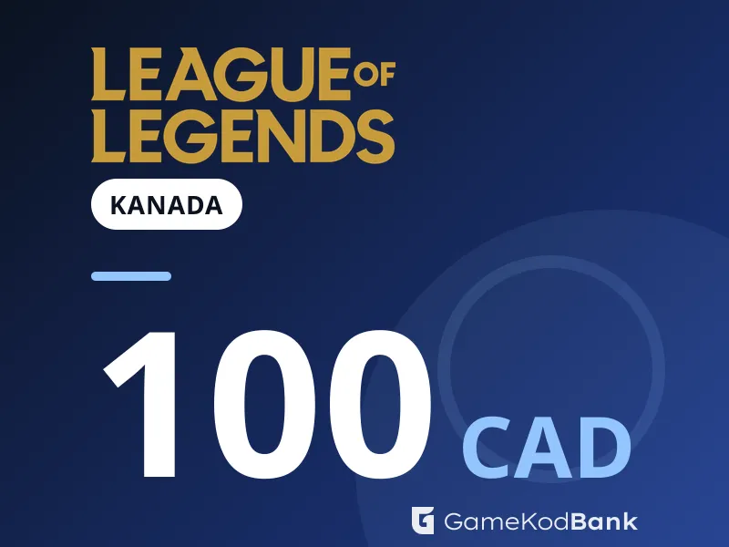 League of Legends Kanada 100 CAD