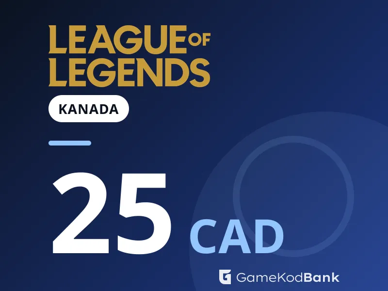 League of Legends Kanada 25 CAD