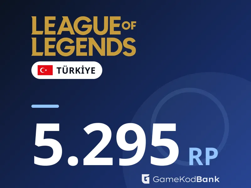 League of Legends Türkiye 5.295 RP