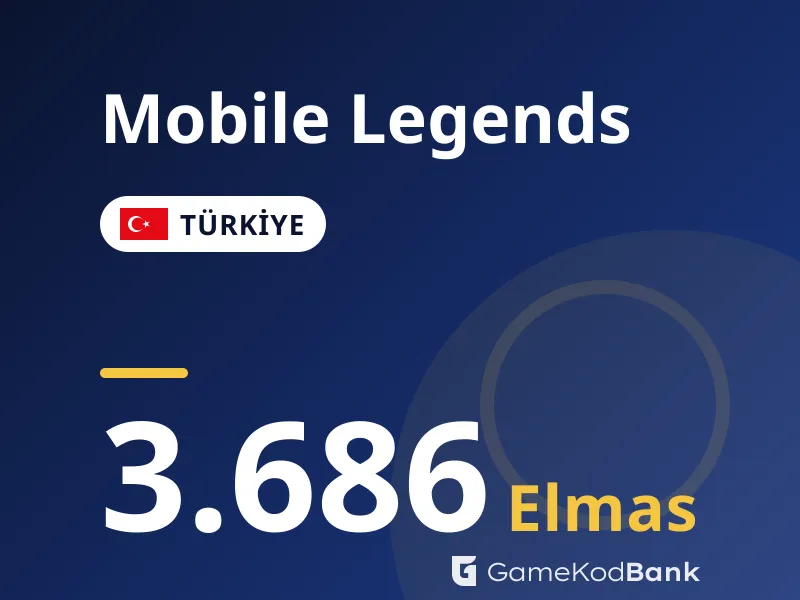 Mobile Legends Türkiye 3.686 Elmas