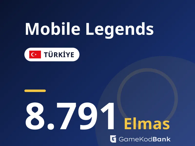 Mobile Legends Türkiye 8.791 Elmas