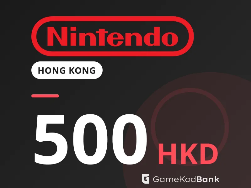 Nintendo eShop Hong Kong 500 HKD