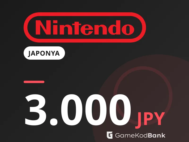 Nintendo eShop Japonya 3.000 JPY