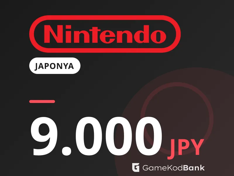 Nintendo eShop Japonya 9.000 JPY