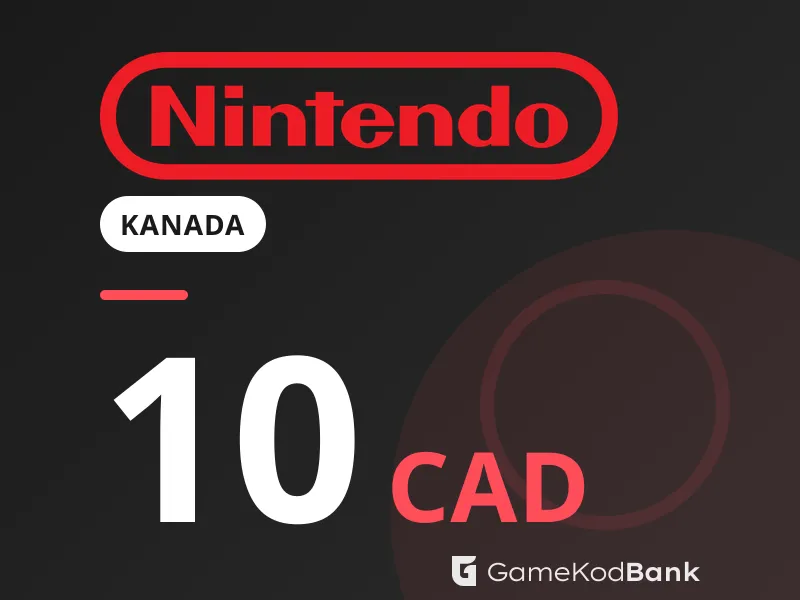 Nintendo eShop Kanada 10 CAD