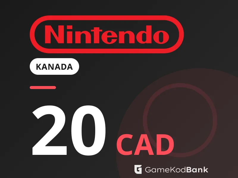 Nintendo eShop Kanada 20 CAD
