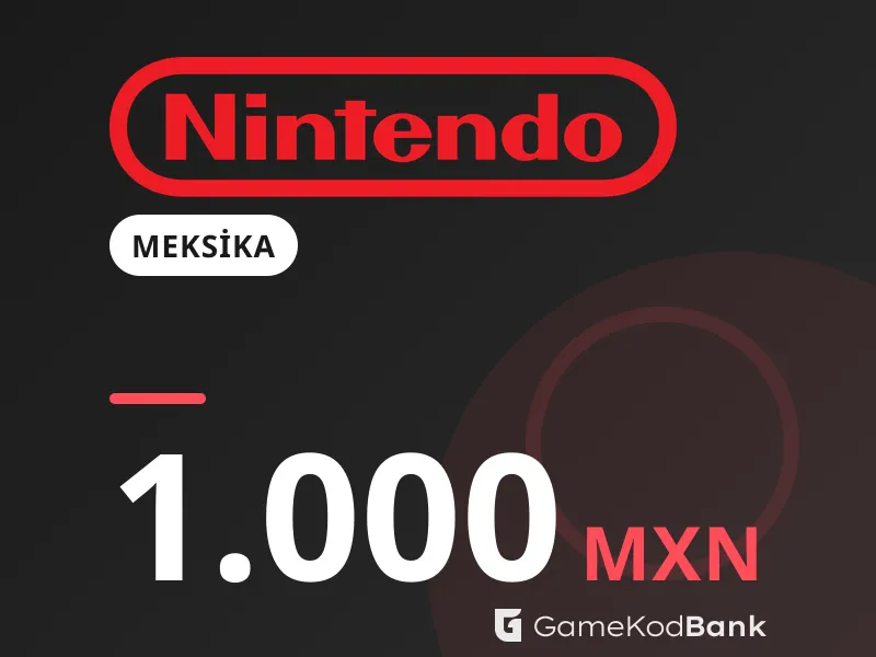 Nintendo eShop Meksika 1.000 MXN