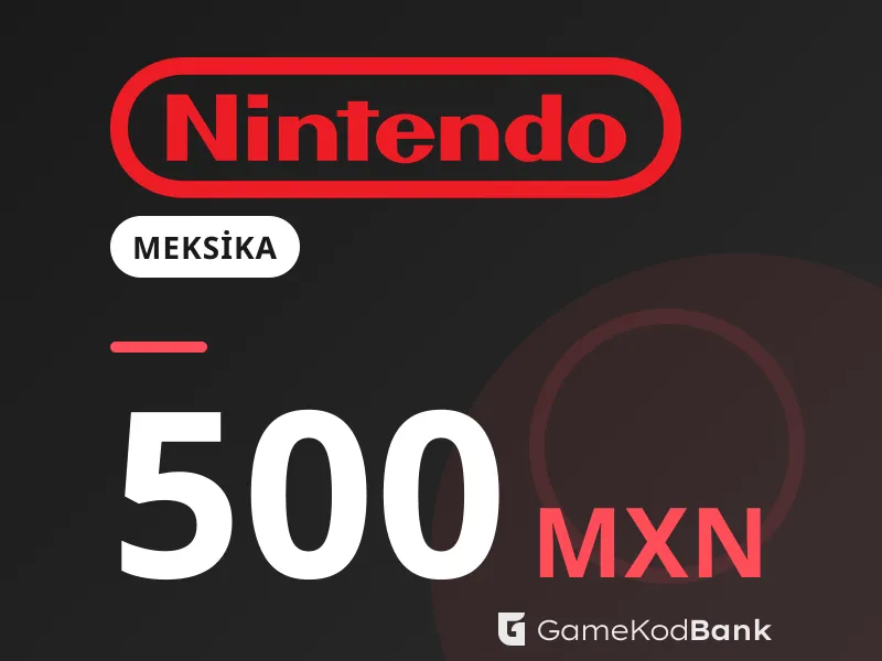 Nintendo eShop Meksika 500 MXN