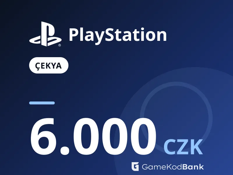 PlayStation Çekya 6.000 CZK