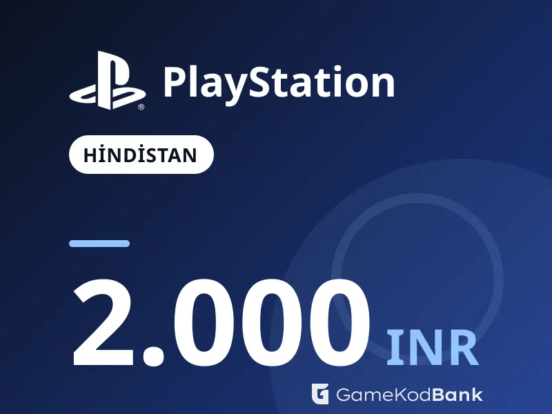 PlayStation Hindistan 2.000 INR