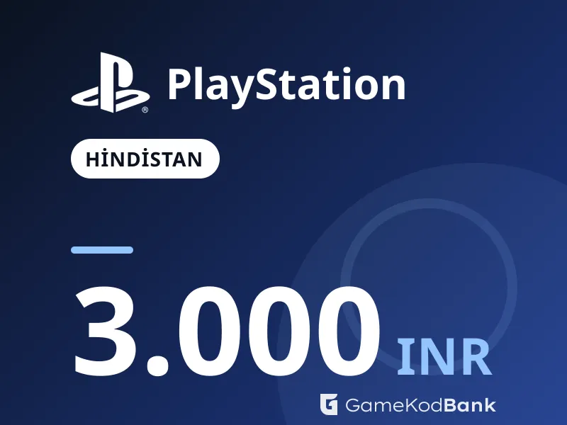 PlayStation Hindistan 3.000 INR