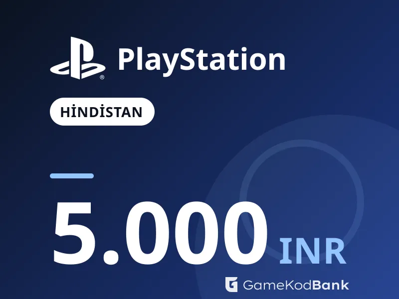 PlayStation Hindistan 5.000 INR