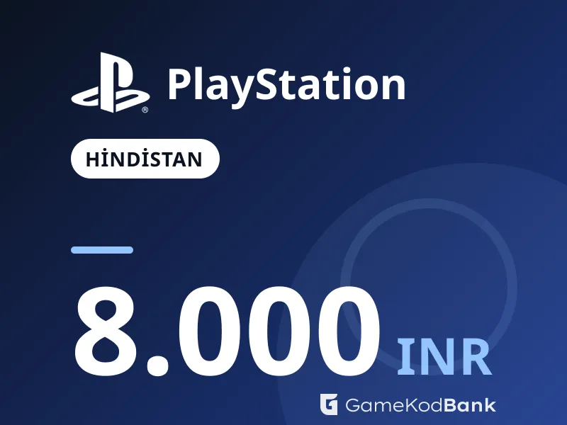 PlayStation Hindistan 8.000 INR