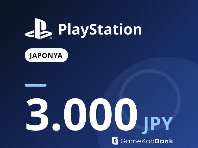 PlayStation Japonya 3.000 JPY