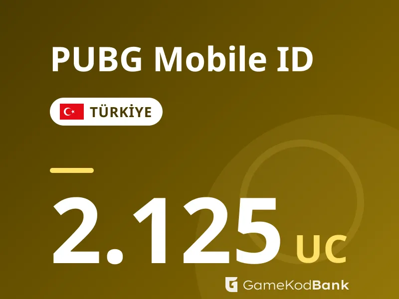 PUBG Mobile ID Türkiye 2.125 UC