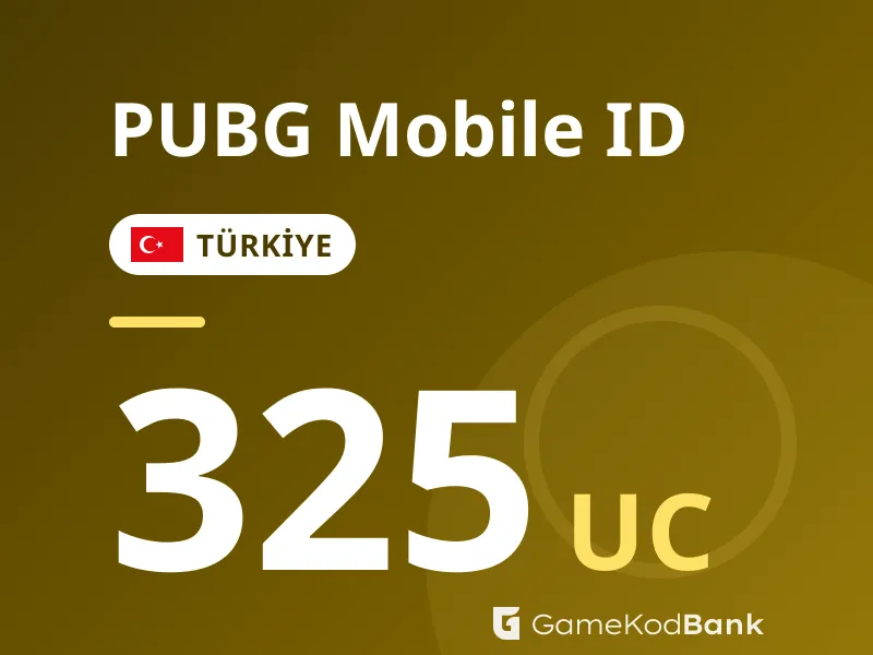 PUBG Mobile ID Türkiye 325 UC