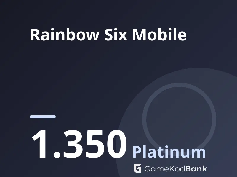 Rainbow Six Mobile 1.350 Platinum