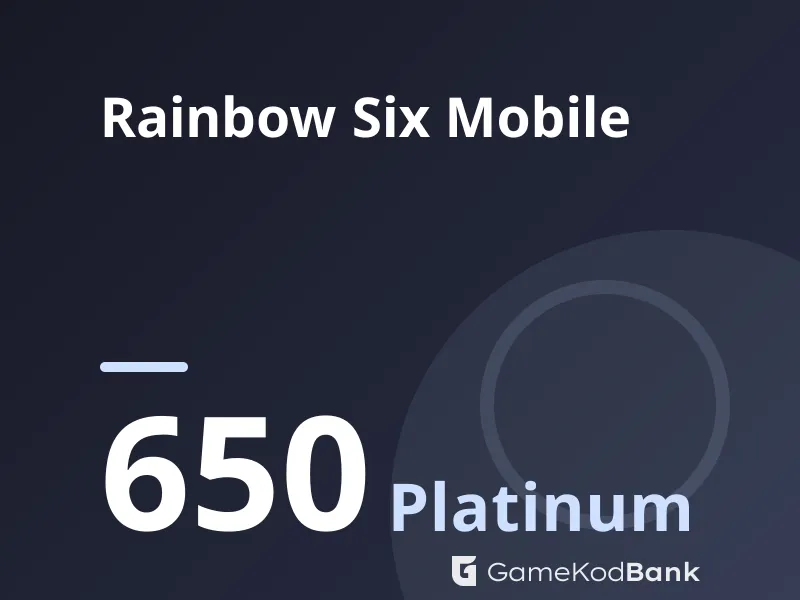 Rainbow Six Mobile 650 Platinum