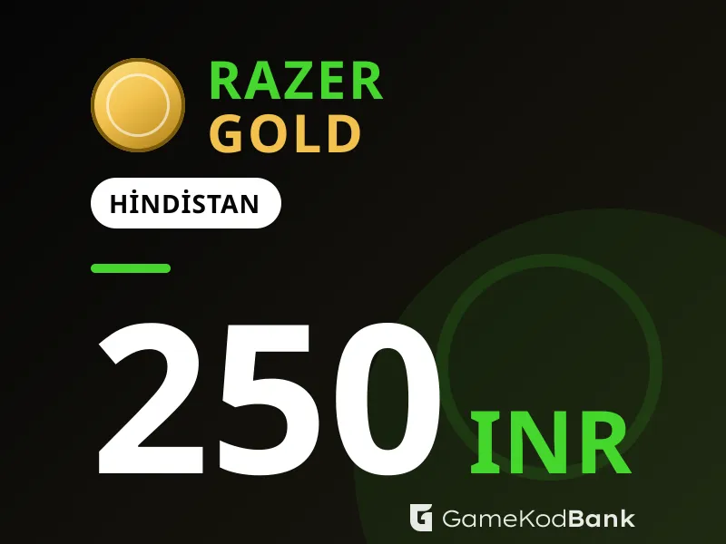 Razer Gold Hindistan 250 INR