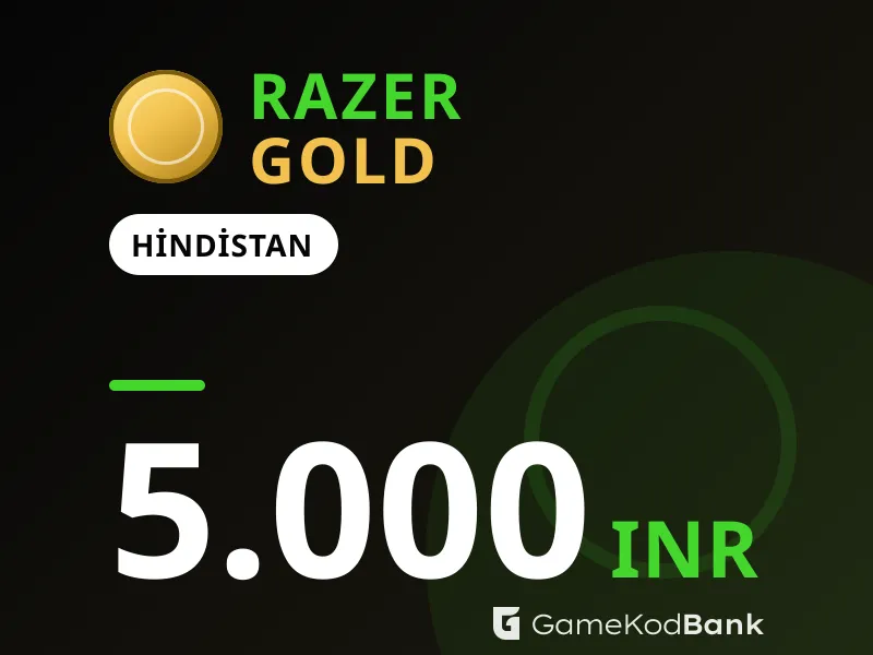 Razer Gold Hindistan 5.000 INR