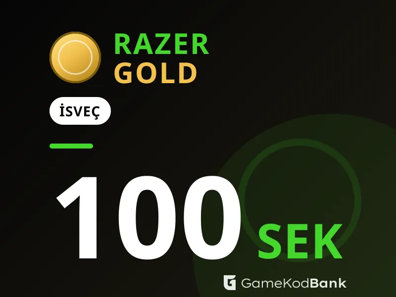 Razer Gold İsveç 100 SEK