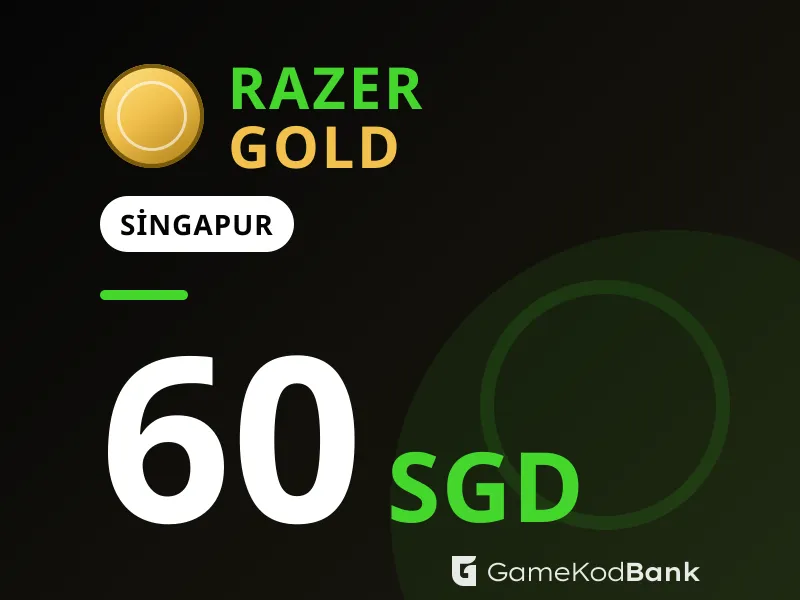 Razer Gold Singapur 60 SGD