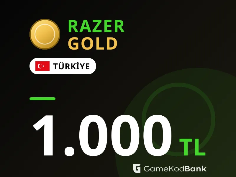Razer Gold Türkiye 1.000 TL