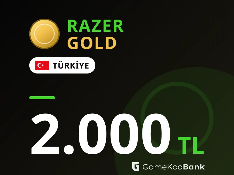 Razer Gold Türkiye 2.000 TL