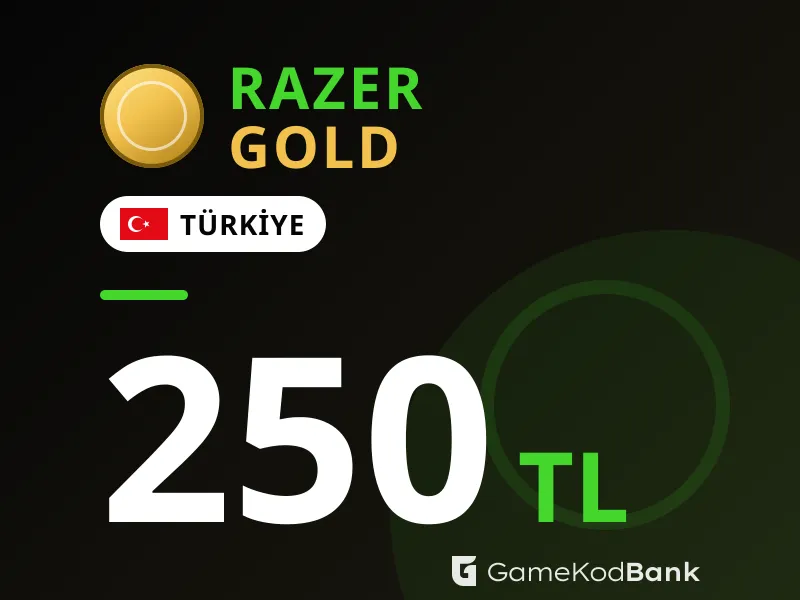 Razer Gold Türkiye 250 TL