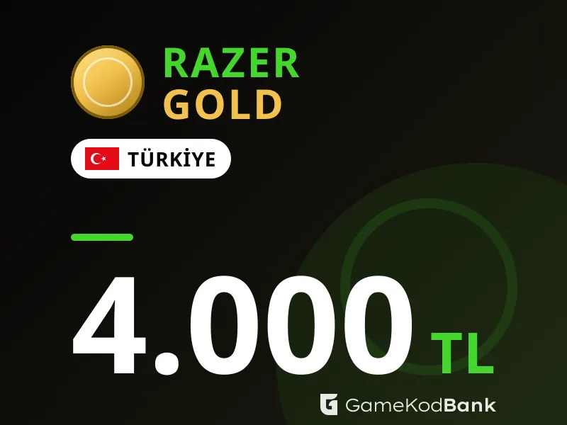 Razer Gold Türkiye 4.000 TL