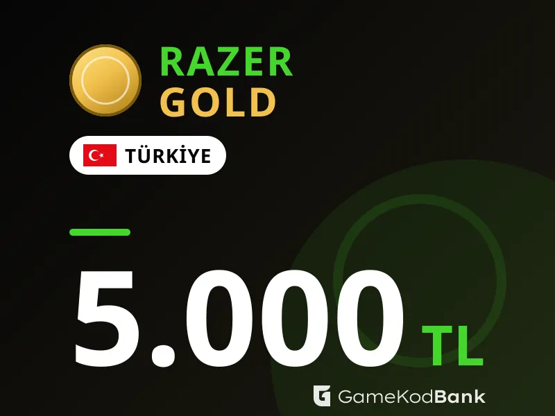 Razer Gold Türkiye 5.000 TL