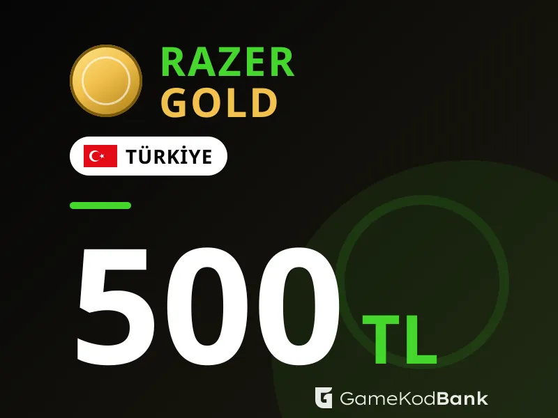 Razer Gold Türkiye 500 TL