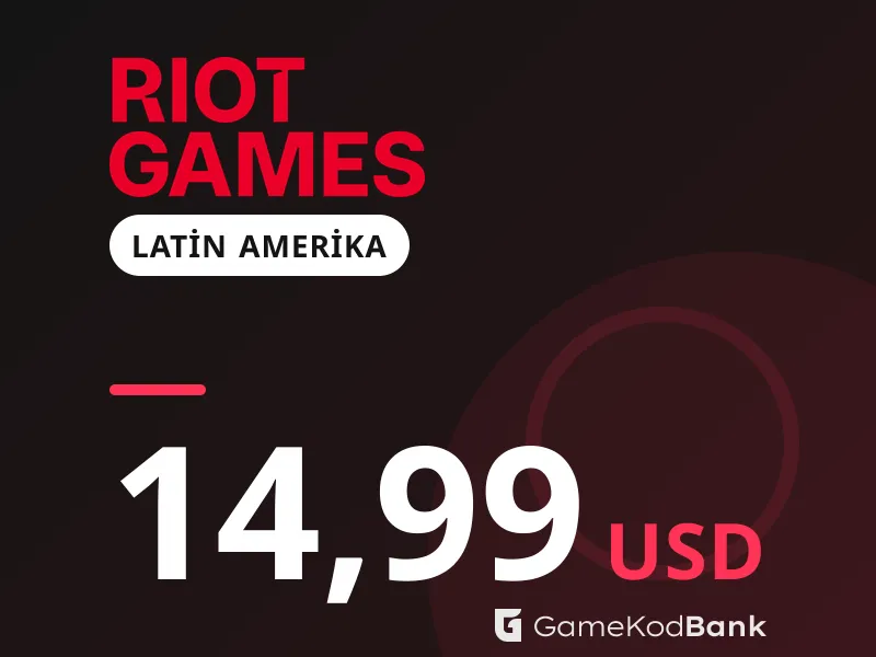 Riot Games Latin Amerika 14,99 USD