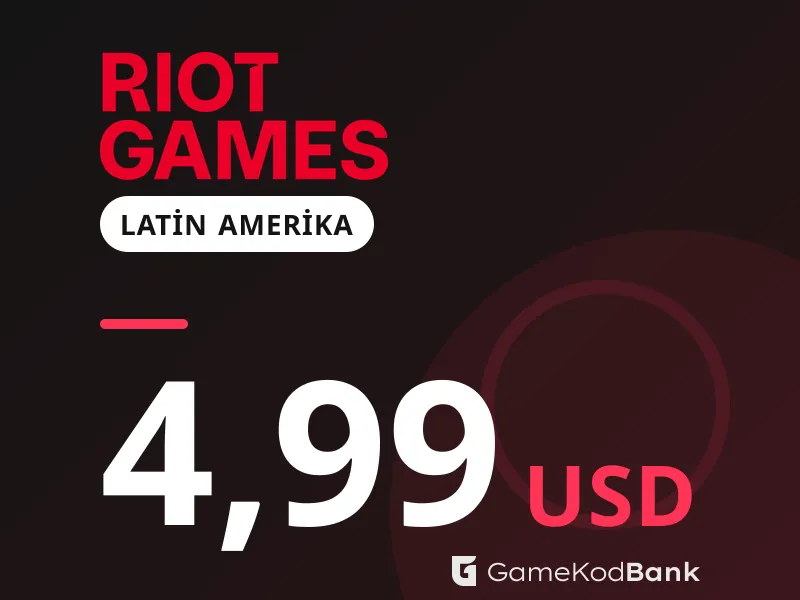 Riot Games Latin Amerika 4,99 USD