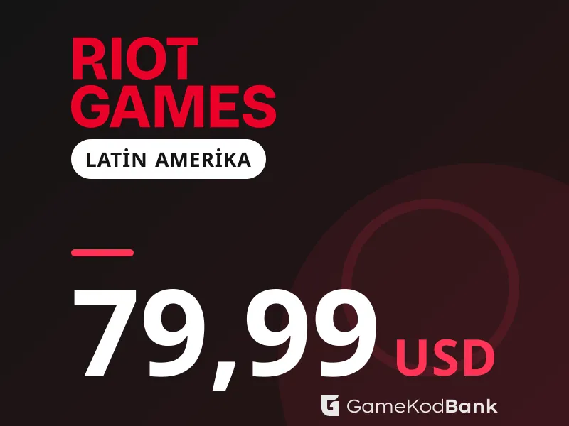 Riot Games Latin Amerika 79,99 USD