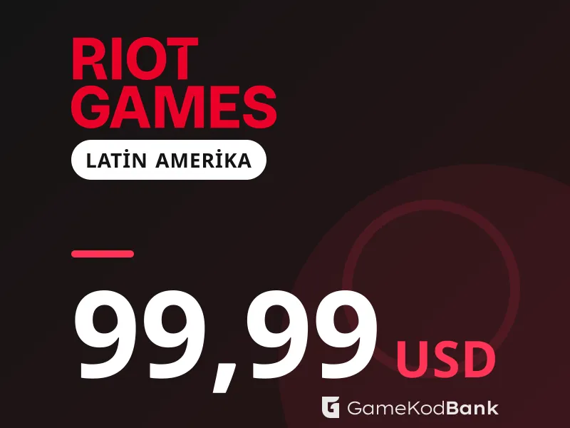 Riot Games Latin Amerika 99,99 USD