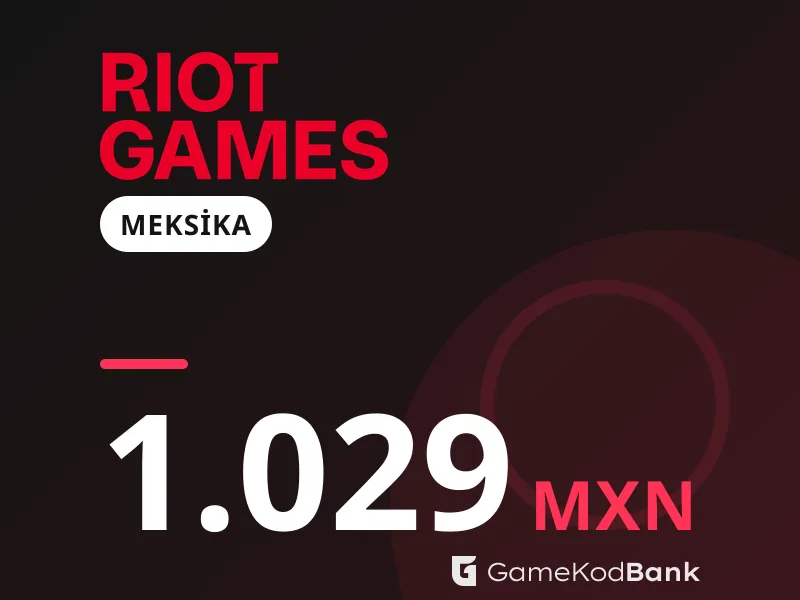 Riot Games Meksika 1.029 MXN