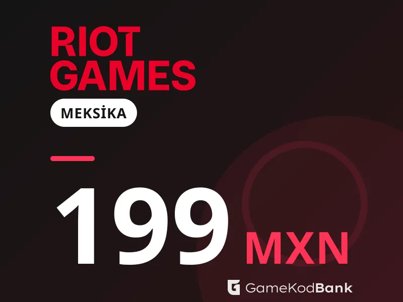 Riot Games Meksika 199 MXN