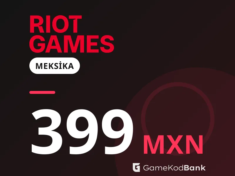 Riot Games Meksika 399 MXN